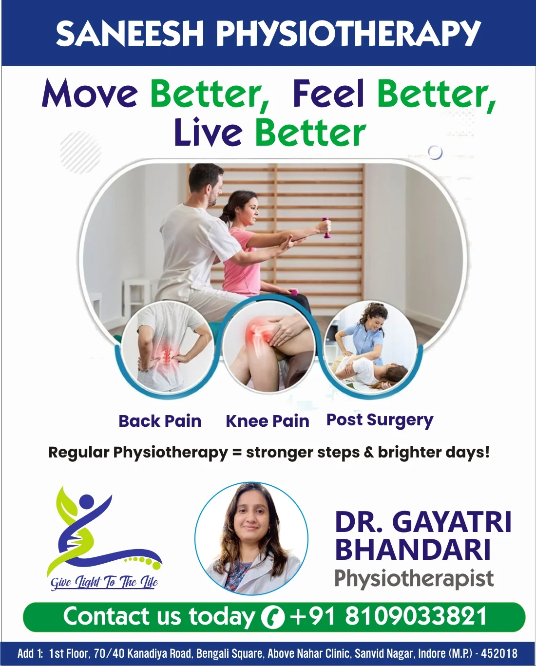 Best Physiotherapy Doctor in Indore